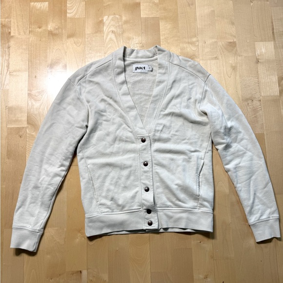 Pact Organic Cotton Cream Sweater Size XS - Picture 1 of 3